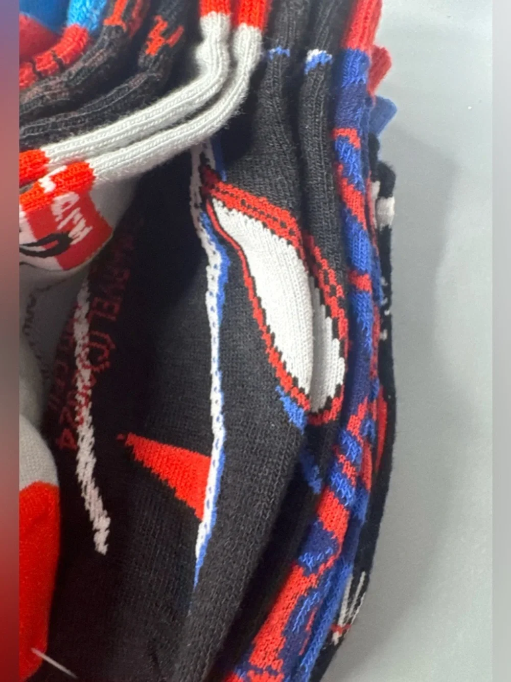 Spiderman across the spider-verse themed character socks miles morales 6-pack